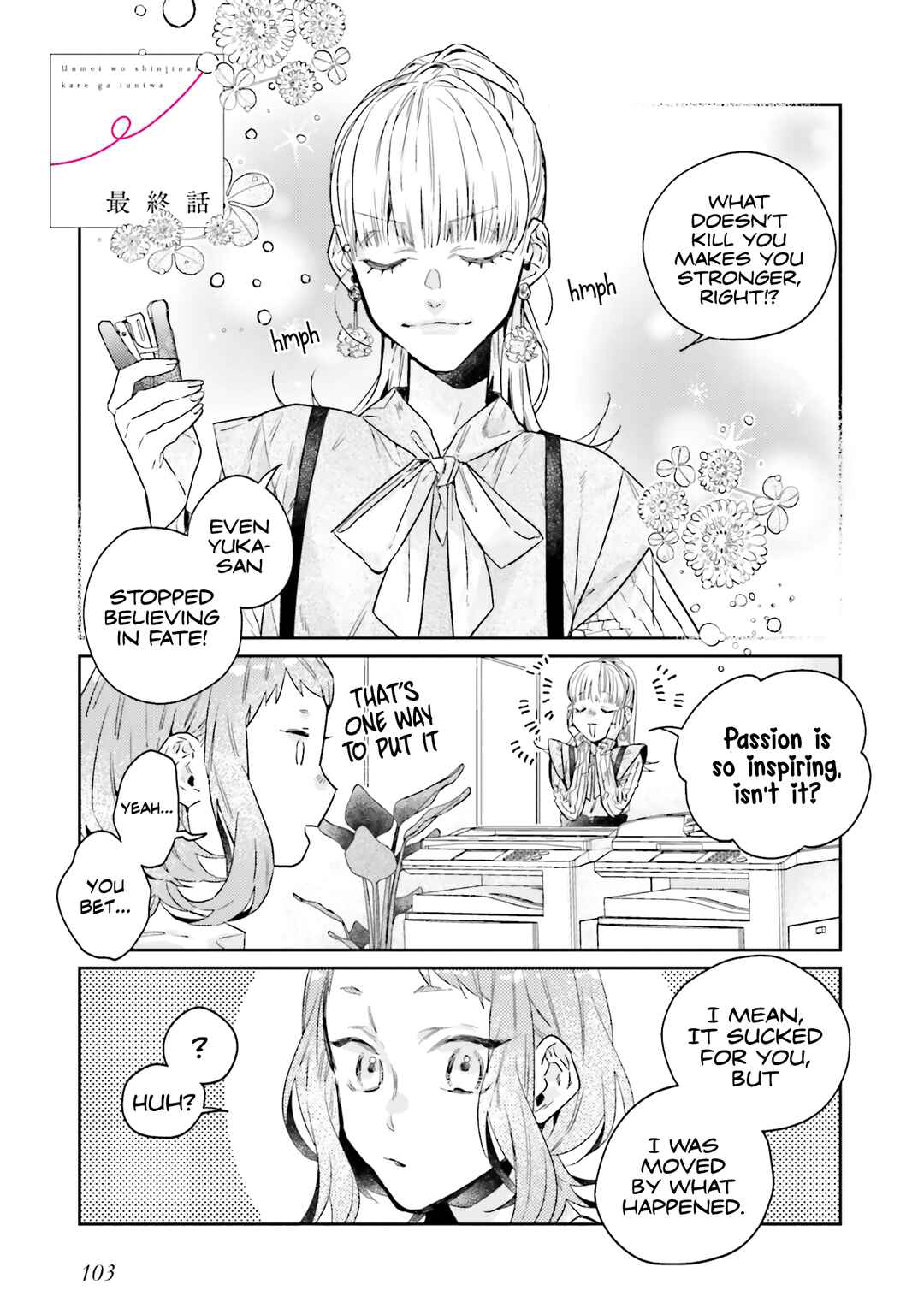 Page 1 Chapter 27 What He Who Doesnt Believe in Fate Says