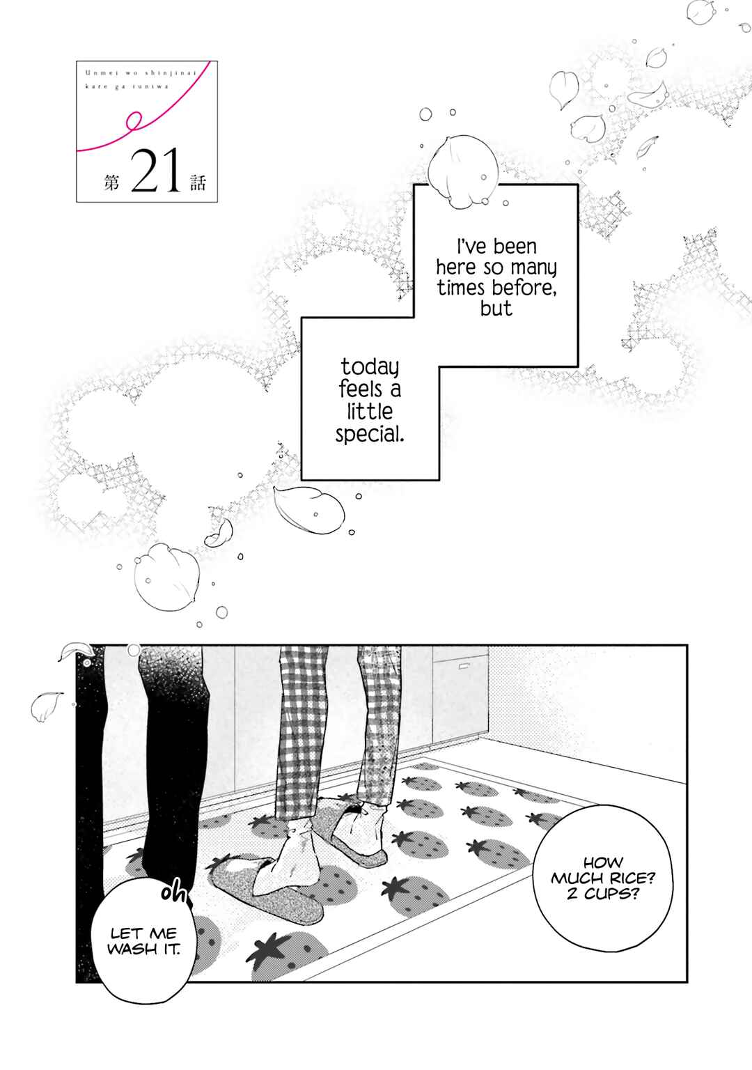 Page 1 Chapter 21 What He Who Doesnt Believe in Fate Says