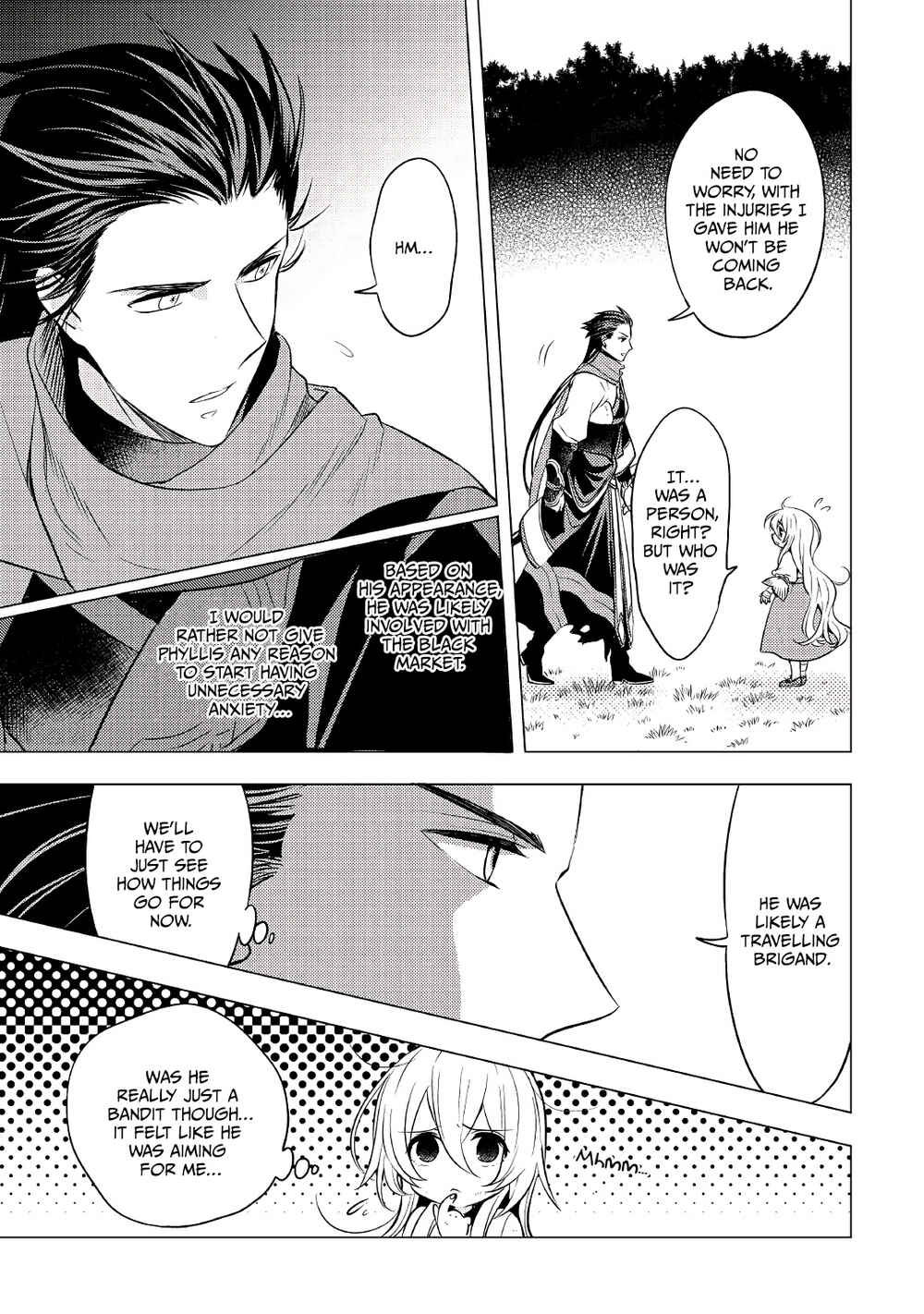 Page 10 Chapter 4 Tensei Saki wa Moumoku Youjo deshita: Zense no Kioku to Mahou o Tayori ni Ikinobimasu