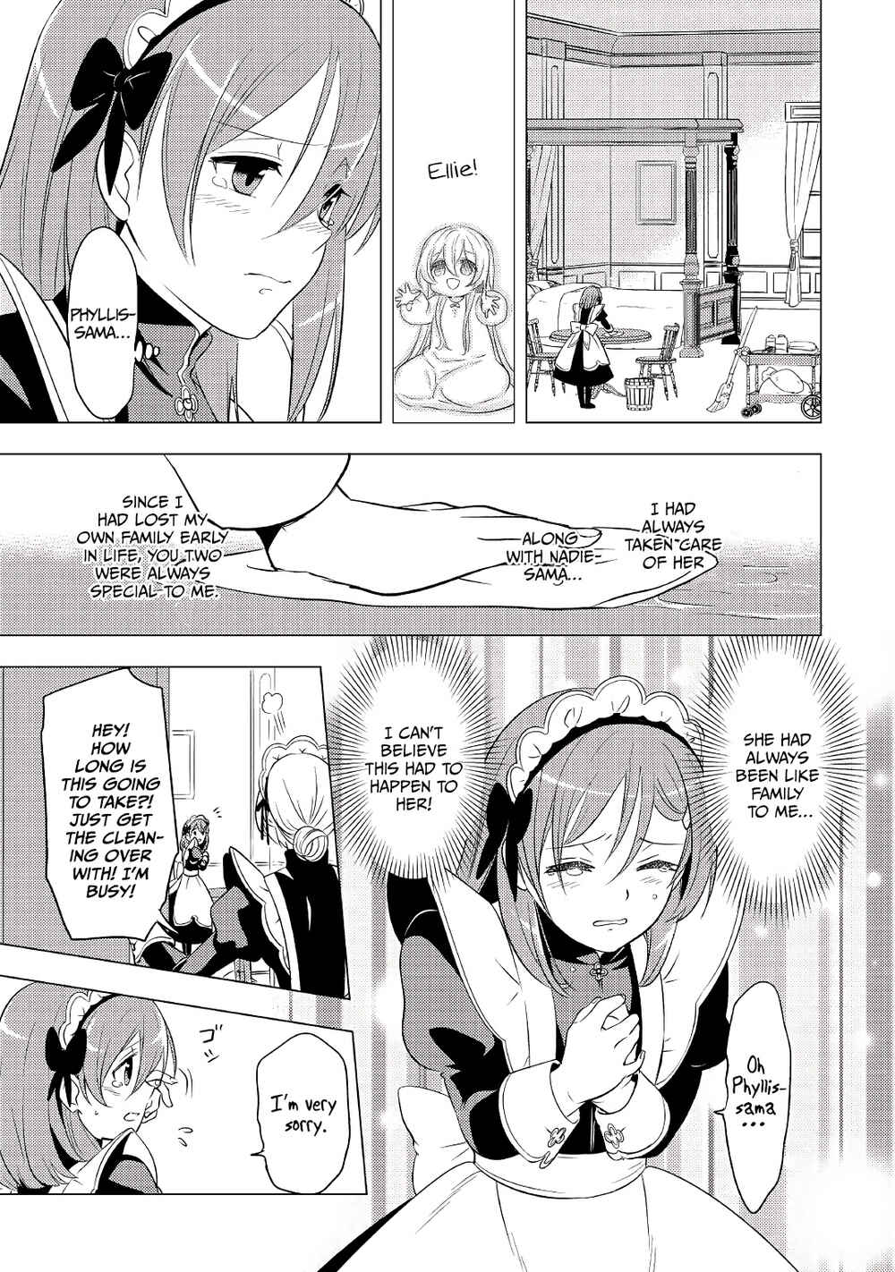 Page 12 Chapter 4 Tensei Saki wa Moumoku Youjo deshita: Zense no Kioku to Mahou o Tayori ni Ikinobimasu