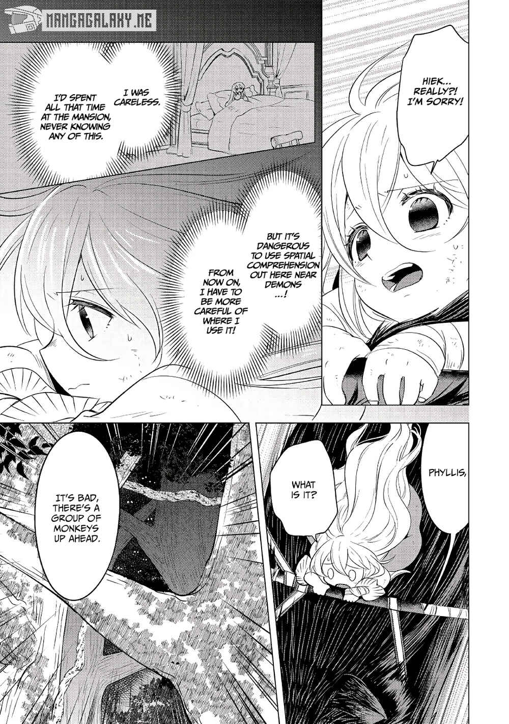 Page 24 Chapter 4 Tensei Saki wa Moumoku Youjo deshita: Zense no Kioku to Mahou o Tayori ni Ikinobimasu