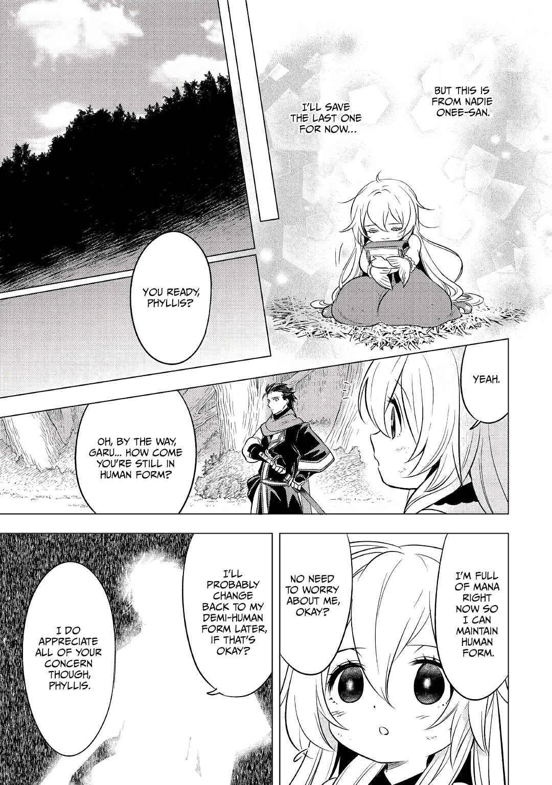 Page 12 Chapter 3 Tensei Saki wa Moumoku Youjo deshita: Zense no Kioku to Mahou o Tayori ni Ikinobimasu