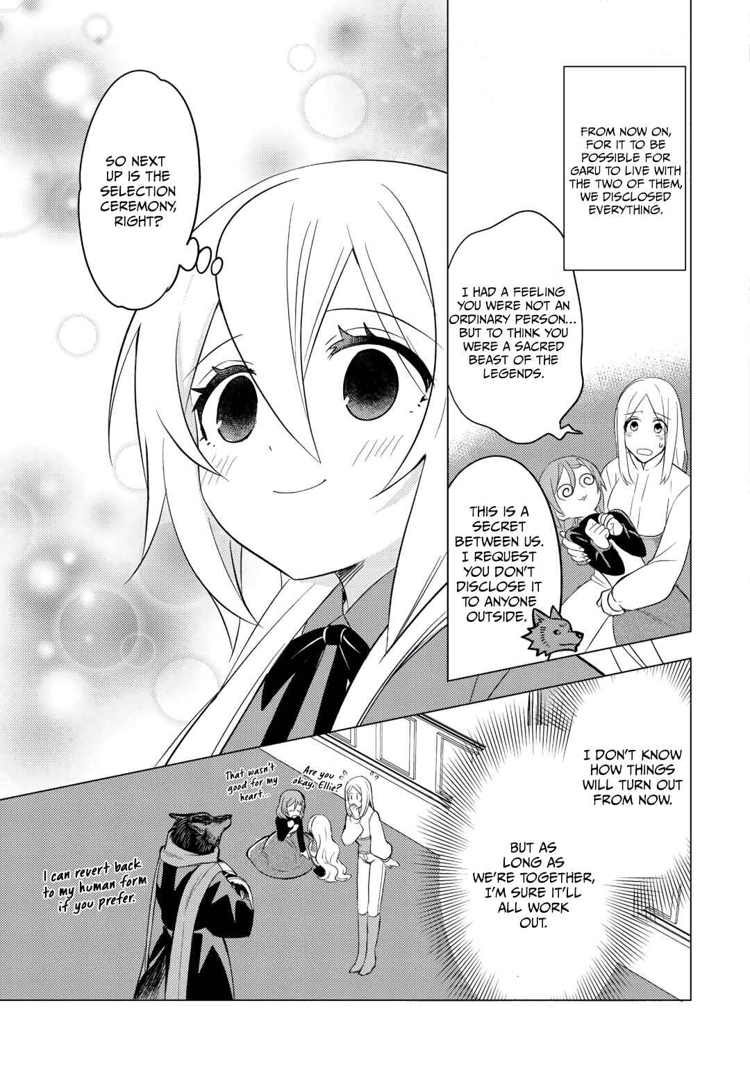 Page 24 Chapter 13 Tensei Saki wa Moumoku Youjo deshita: Zense no Kioku to Mahou o Tayori ni Ikinobimasu
