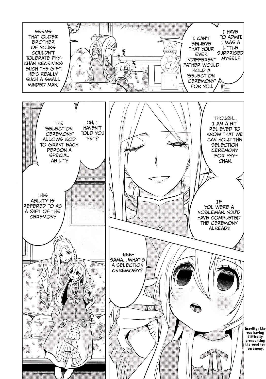 Page 10 Chapter 2 Tensei Saki wa Moumoku Youjo deshita: Zense no Kioku to Mahou o Tayori ni Ikinobimasu