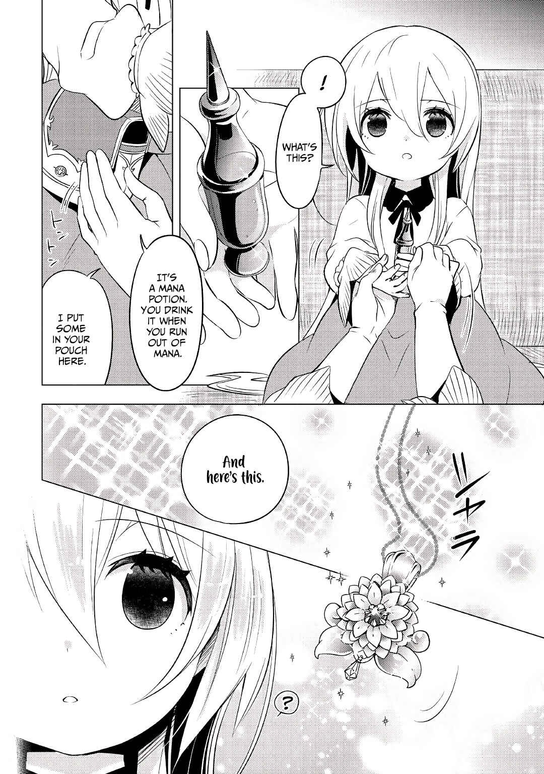 Page 15 Chapter 2 Tensei Saki wa Moumoku Youjo deshita: Zense no Kioku to Mahou o Tayori ni Ikinobimasu