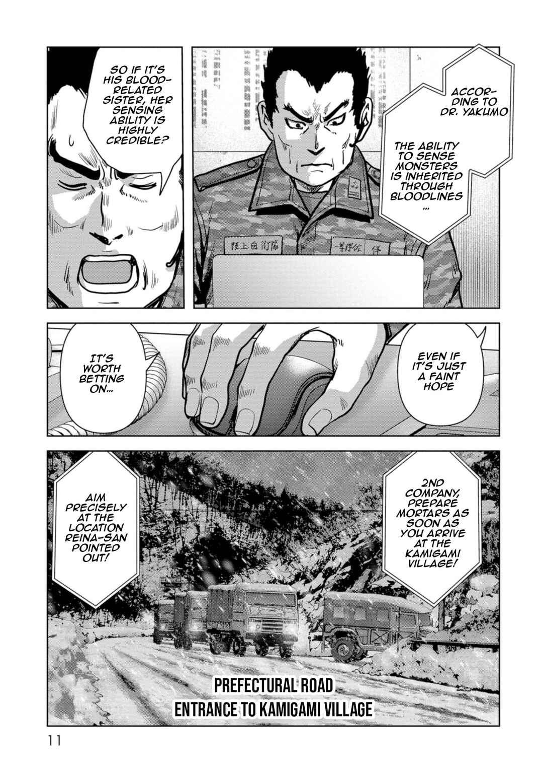 Page 13 Chapter 55 Kaijuu Jieitai