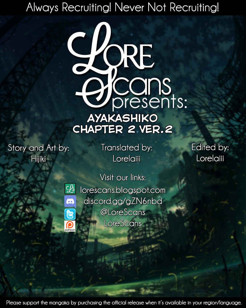 Page 1 Chapter 2 Ayakashiko