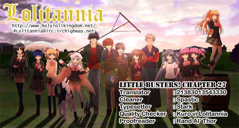 Page 1 Chapter 27 Little Busters! The 4-koma