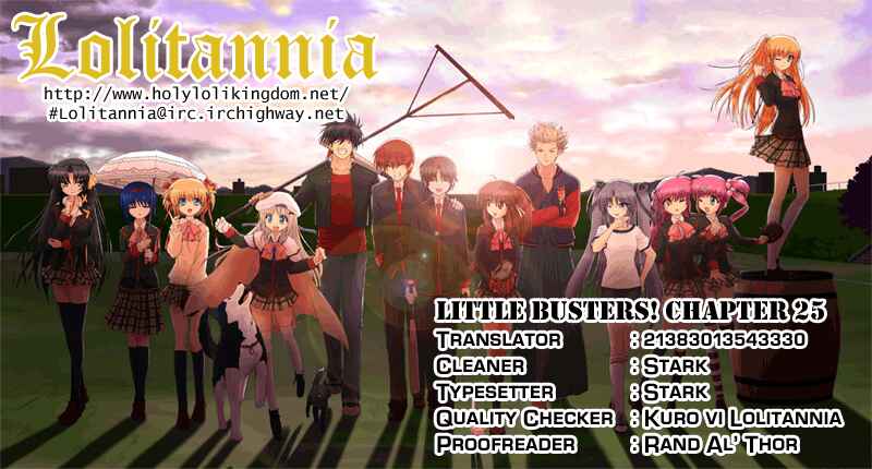 Page 1 Chapter 25 Little Busters! The 4-koma