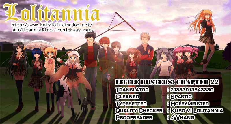 Page 1 Chapter 22 Little Busters! The 4-koma