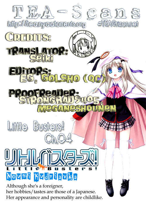 Page 1 Chapter 4 Little Busters! The 4-koma