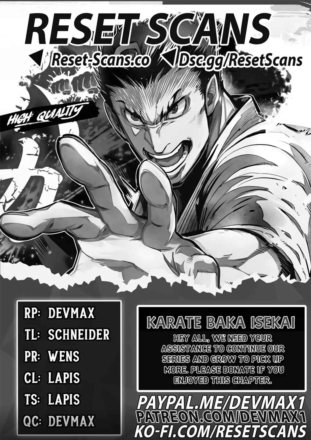 Page 1 Chapter 31 Karate Master Isekai