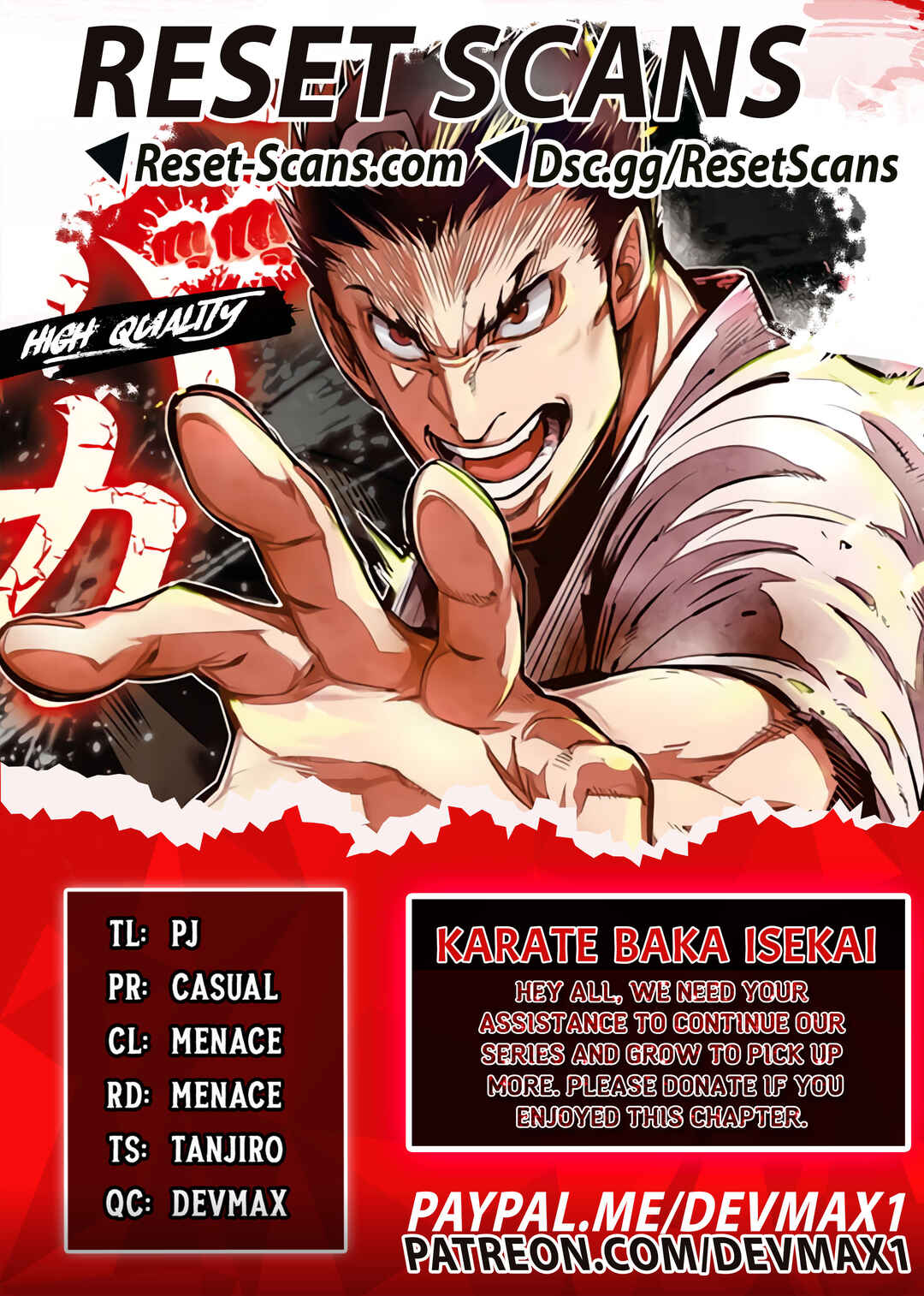Page 1 Chapter 20.1 Karate Master Isekai