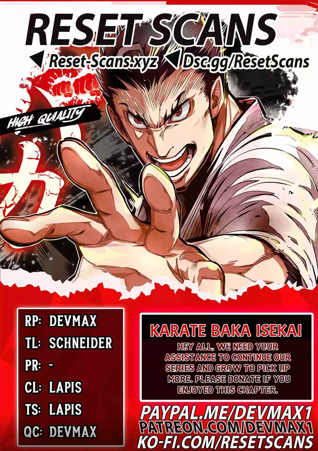 Page 1 Chapter 29 Karate Master Isekai