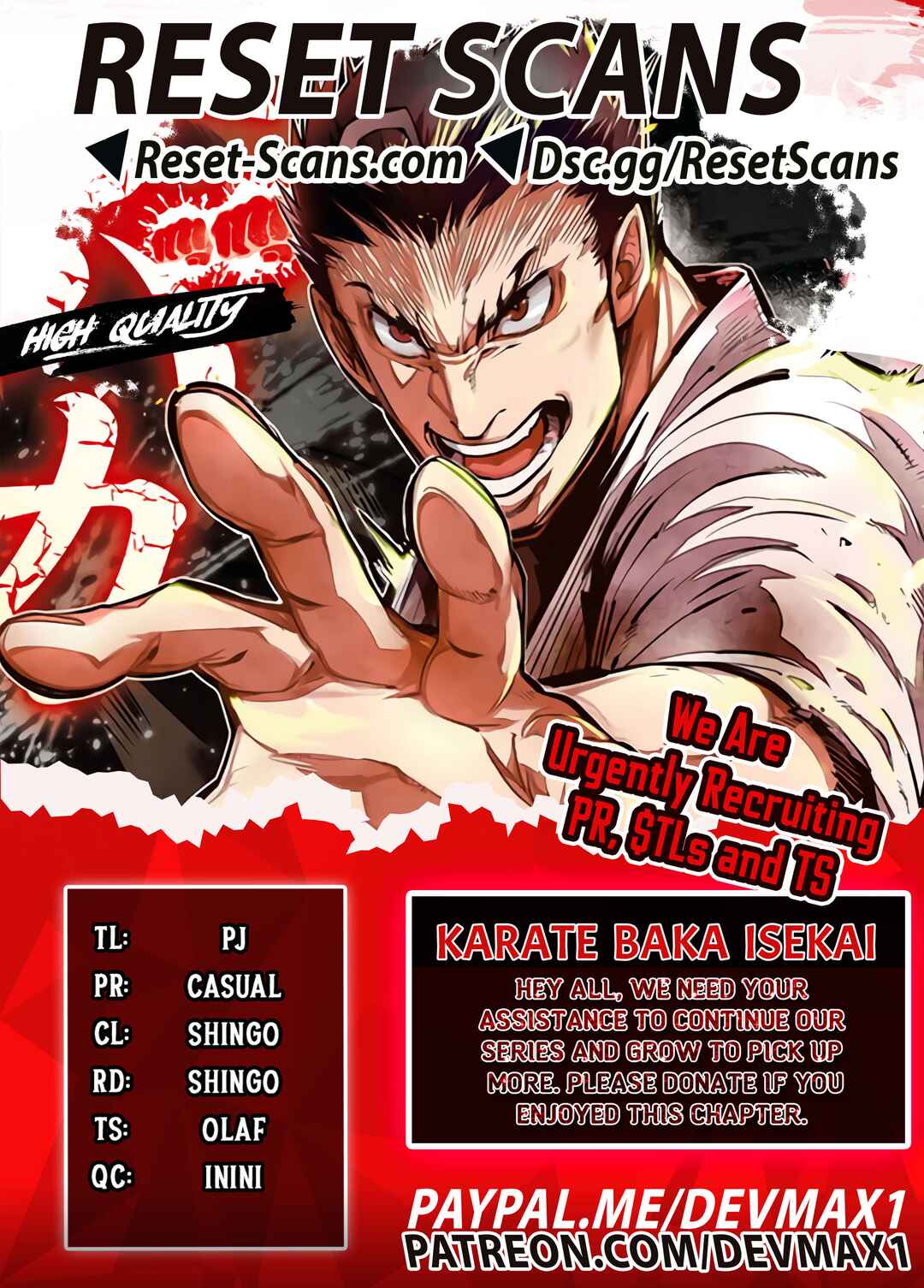 Page 1 Chapter 18.2 Karate Master Isekai