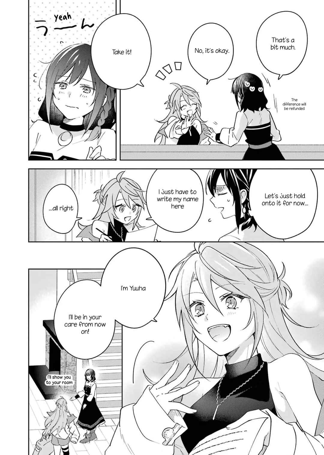 Page 8 Chapter 6 Isekai de Pension Hajimemashita. Sekai de Yuiitsu no Kuro Majo desu ga, Kono Chikara wa Okyaku-sama no Tame ni Tsukaimasu