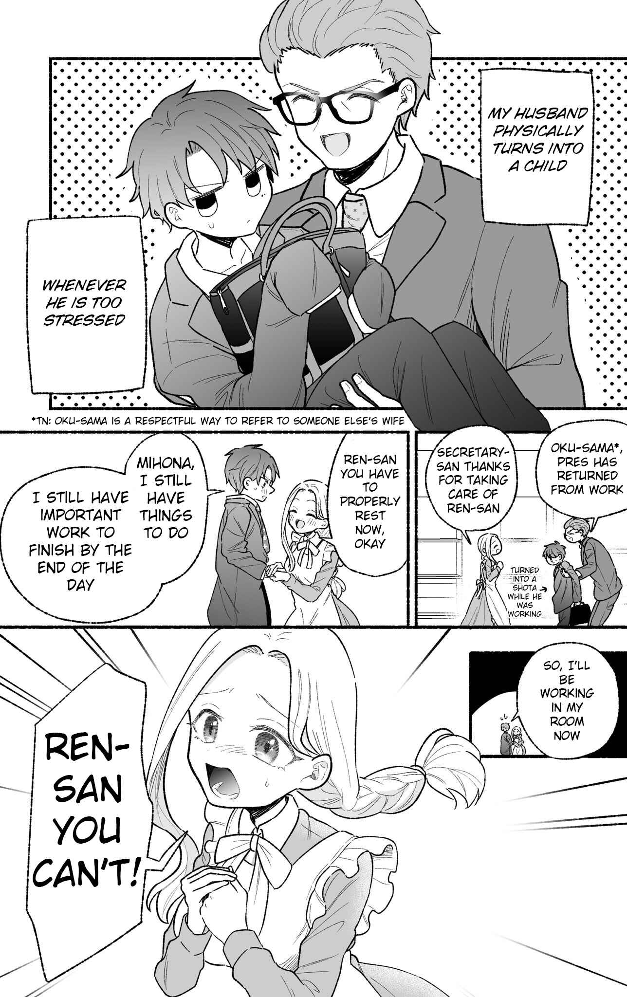 Page 1 Chapter 10 Watashi no Otto wa Stress ga Tamaru to Shota Kasuru