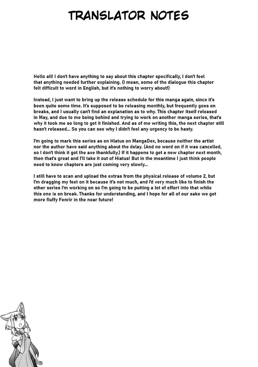 Page 19 Chapter 20 Fuyu Fenrir no Itoshigo to Natta Watashi ga, Zetsubou kara Iyasareteiku Hanashi