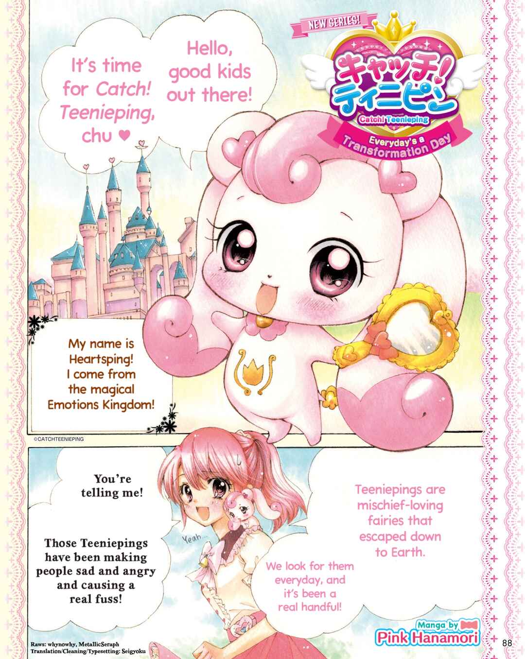 Page 1 Chapter 1 Catch! Teenieping: Everydays a Transformation Day