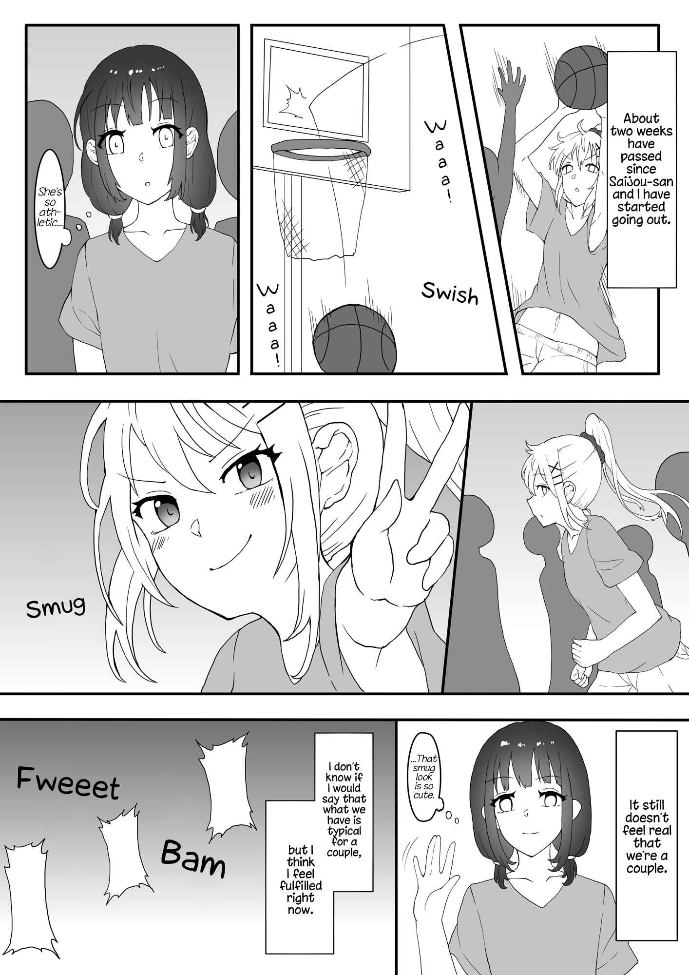 Page 1 Chapter 4 A Yuri Manga Between a Delinquent and a Quiet Girl That Starts From a Misunderstanding