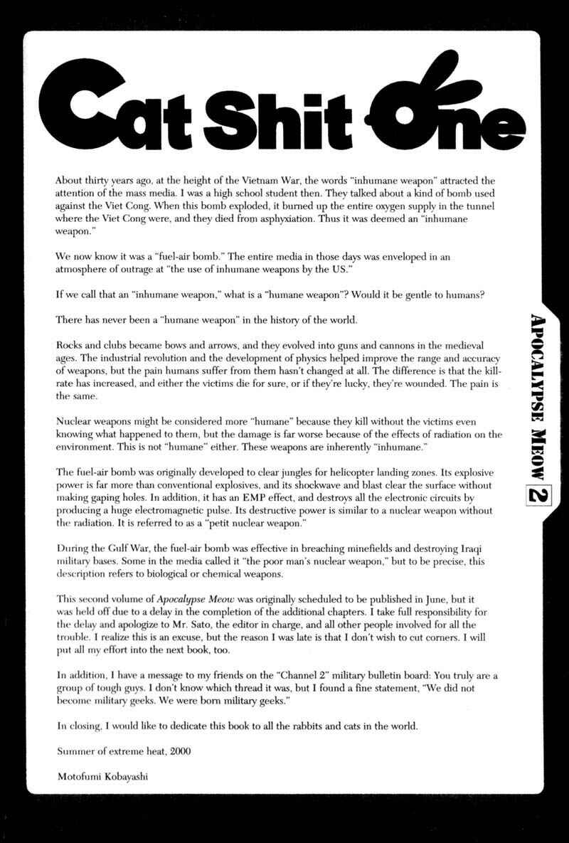 Page 20 Chapter 13.1 Cat Shit One