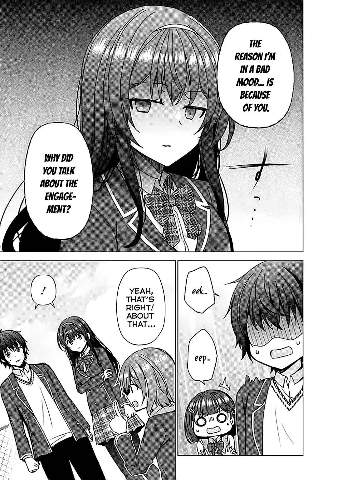 Page 5 Chapter 6.1 Iinazuke ga Dekita to Omottara, Sono Iinazuke ga Gakkou de Yuumei na Akuyaku Reijou Dattan dakedo, Dou Sureba Ii?