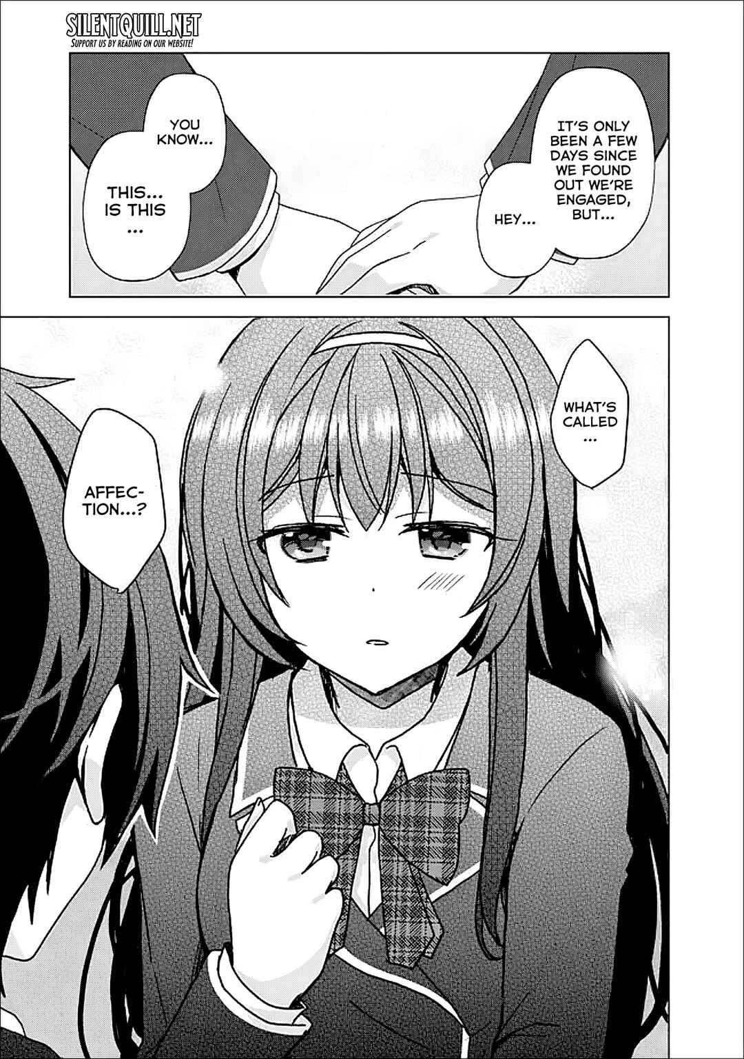 Page 10 Chapter 9.1 Iinazuke ga Dekita to Omottara, Sono Iinazuke ga Gakkou de Yuumei na Akuyaku Reijou Dattan dakedo, Dou Sureba Ii?