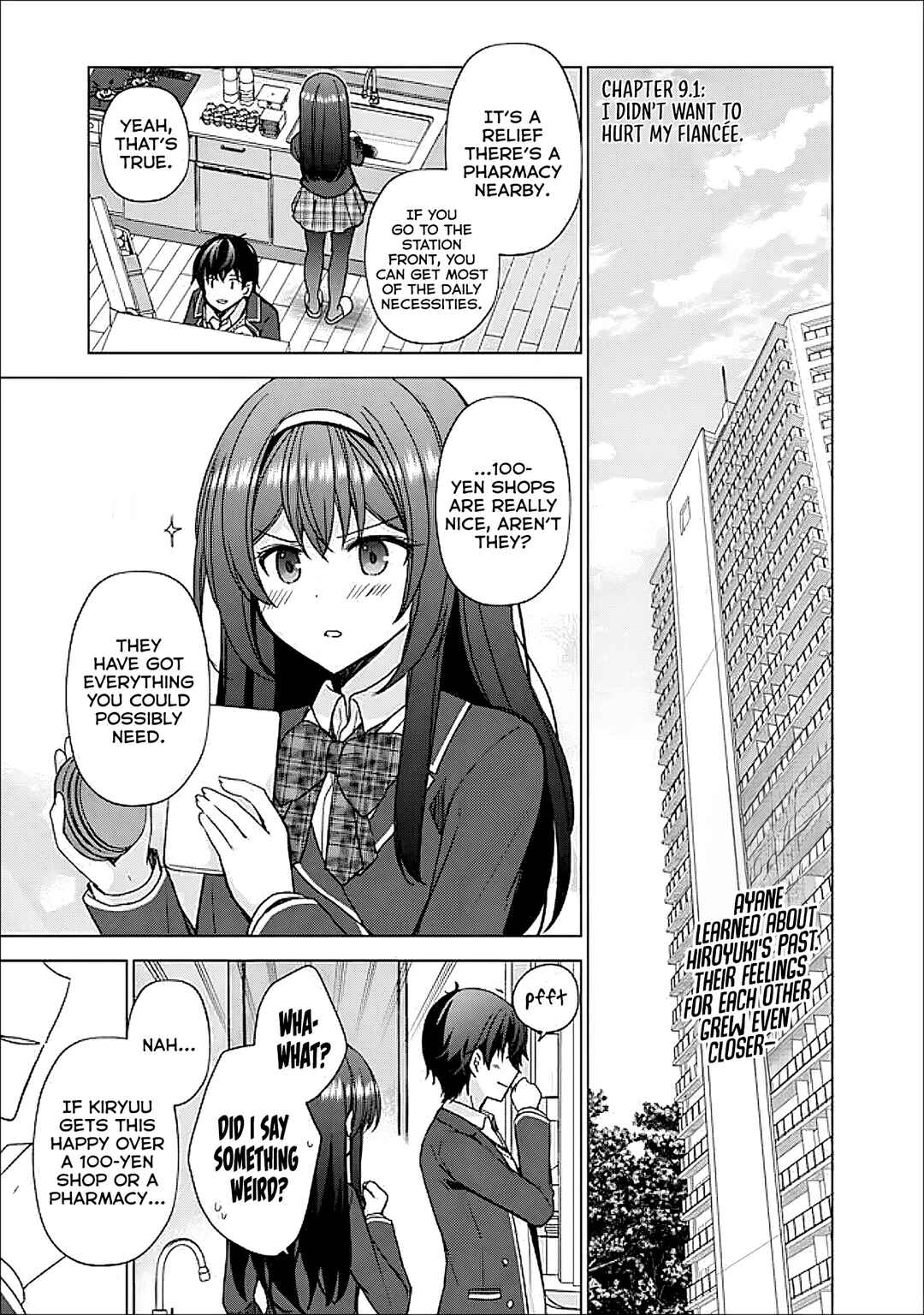 Page 2 Chapter 9.1 Iinazuke ga Dekita to Omottara, Sono Iinazuke ga Gakkou de Yuumei na Akuyaku Reijou Dattan dakedo, Dou Sureba Ii?