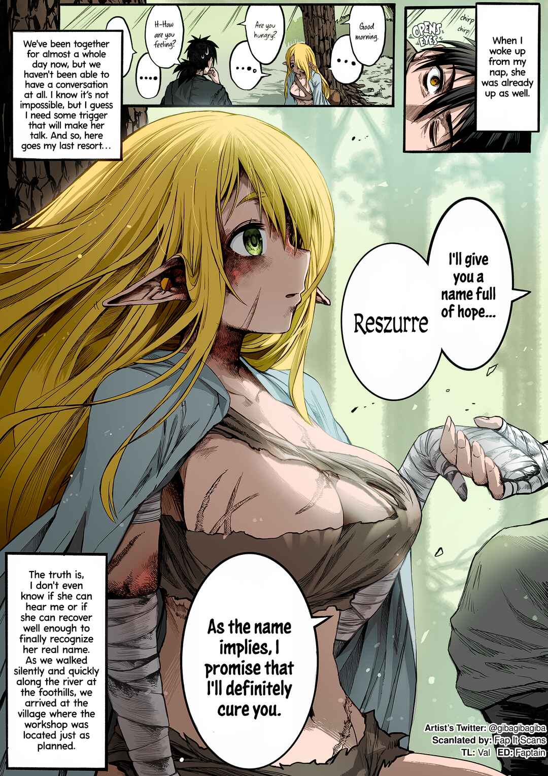 Page 1 Chapter 8 The Apothecary Is Gonna Make This Ragged Elf Happy (Webcomic) (Fan Colored)