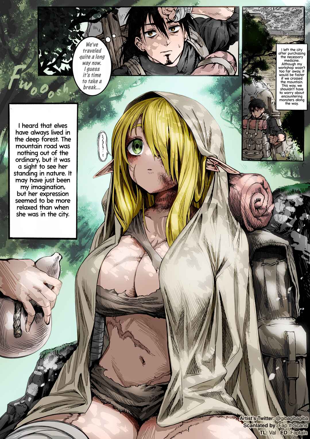 Page 1 Chapter 5 The Apothecary Is Gonna Make This Ragged Elf Happy (Webcomic) (Fan Colored)