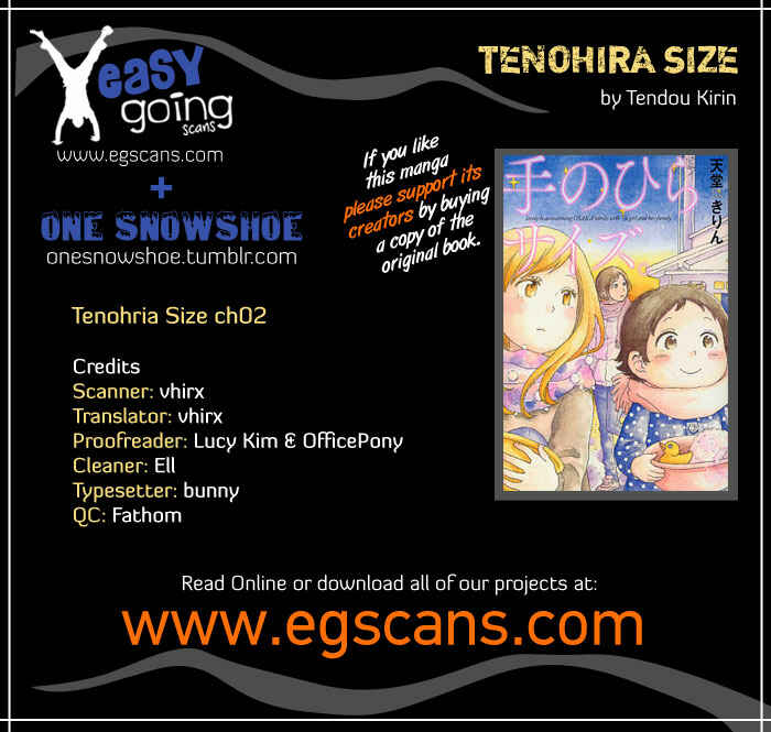 Page 1 Chapter 2 Tenohira Size