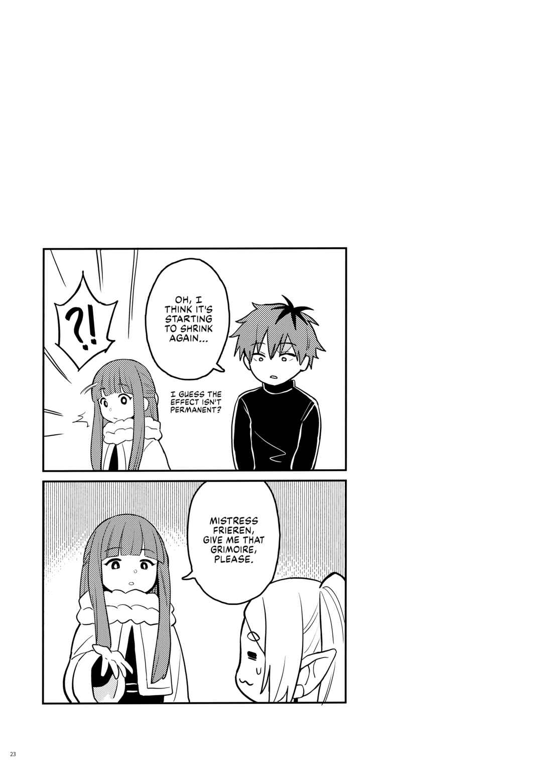 Page 24 Chapter Unknown_6138 Sousou no Frieren - Chinchin ga Ookiku Naru Mahou (Doujinshi)