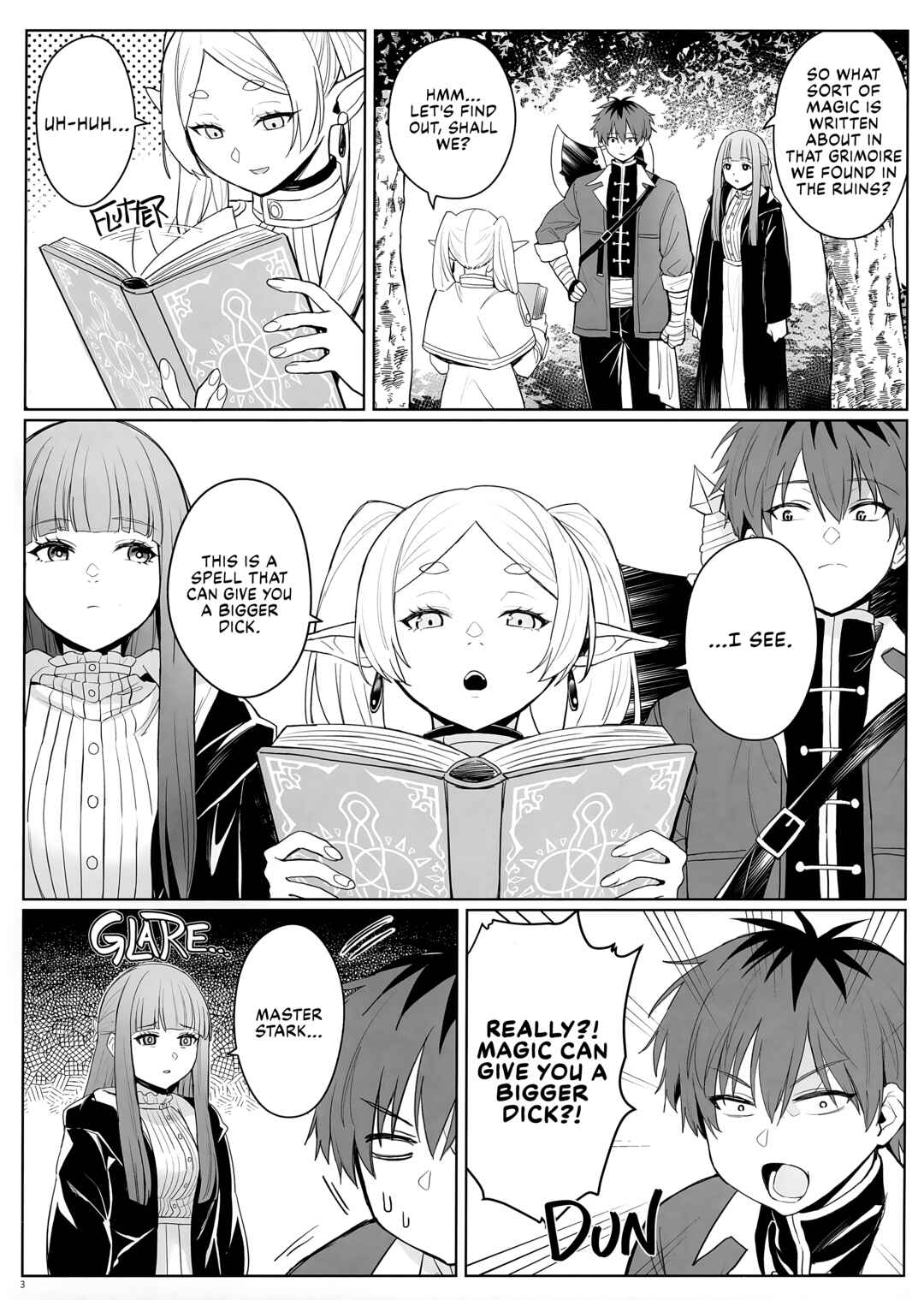 Page 4 Chapter Unknown_6138 Sousou no Frieren - Chinchin ga Ookiku Naru Mahou (Doujinshi)