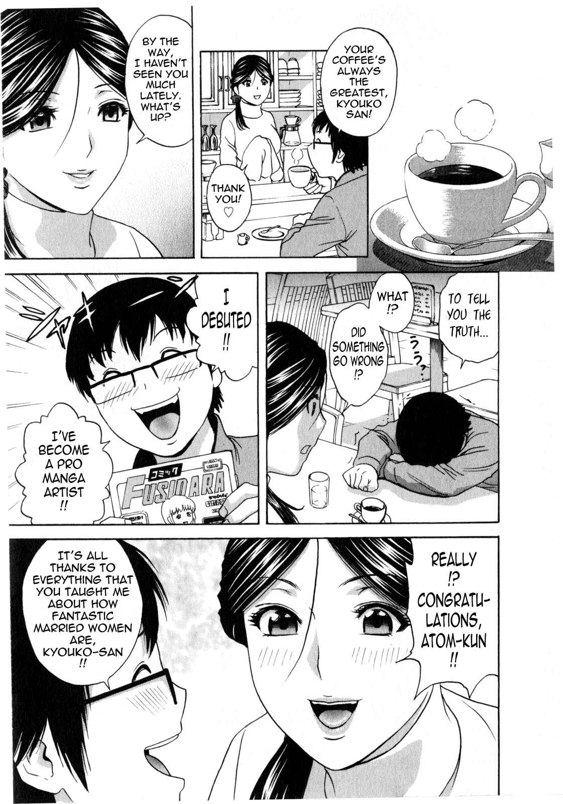 Page 3 Chapter 13 Manga no You na Hitozuma tono Hibi