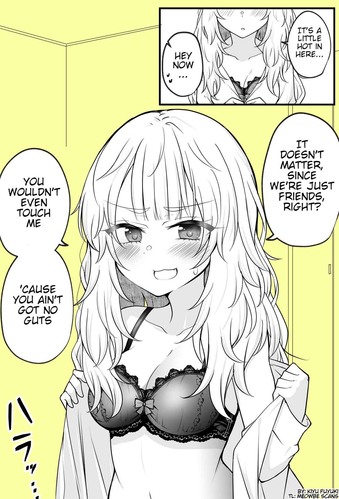Page 1 Chapter 4 Shinyuu-kun to Issen Koetakute TS-kko-chan