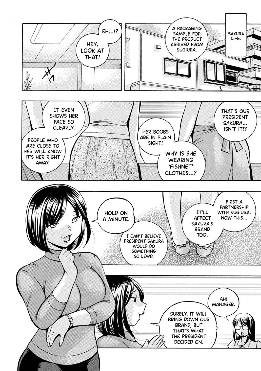 Page 8 Chapter 9 Bijin Shachou Yuki ~Mitsuyaku no Nikusettai~