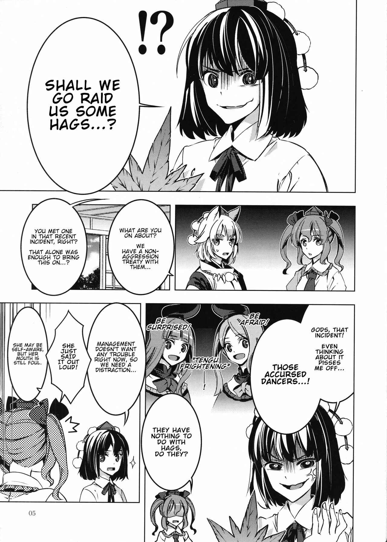 Page 4 Chapter Unknown_c386 Touhou - Kachikomi Tengu (Doujinshi)