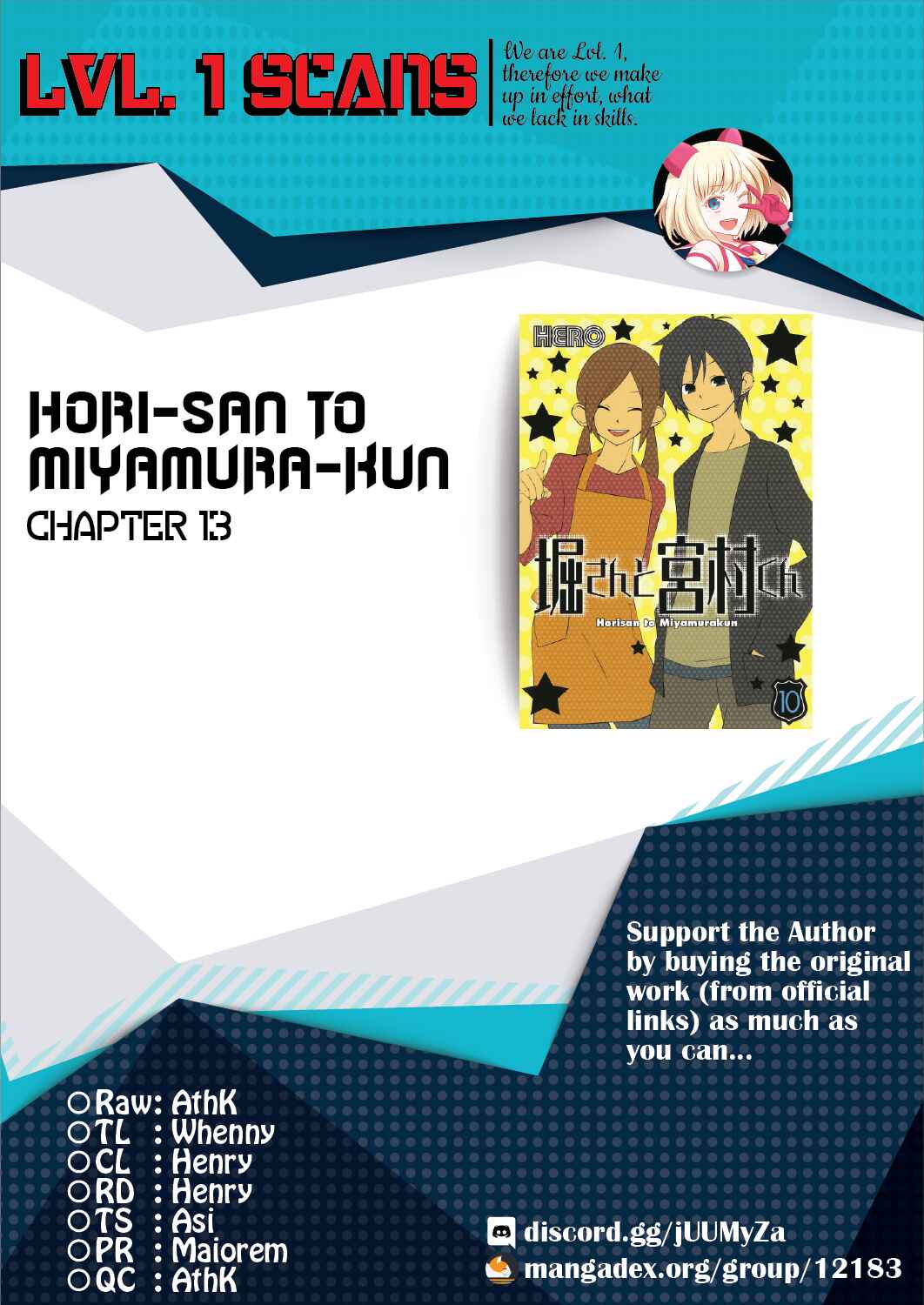 Page 1 Chapter 13 Hori-san to Miyamura-kun