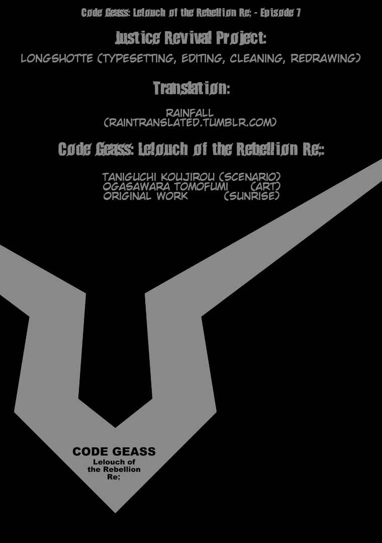 Page 29 Chapter 7 Code Geass: Lelouch of the Rebellion Re;