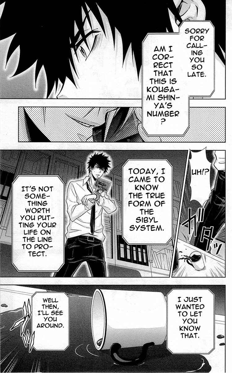 Page 38 Chapter 19 Psycho-Pass - Kanshikan Tsunemori Akane