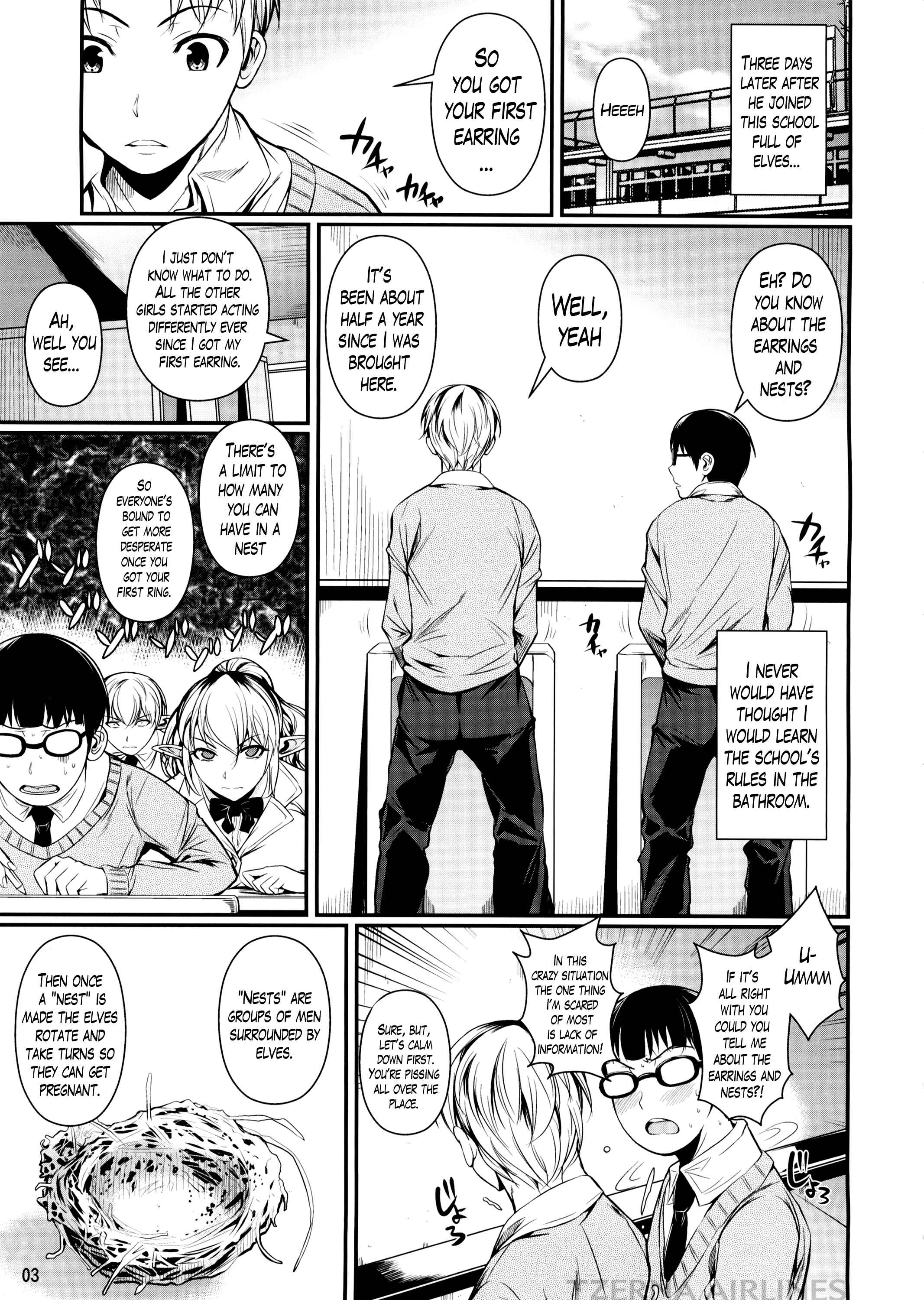 Page 4 Chapter 2 High Elf × High School