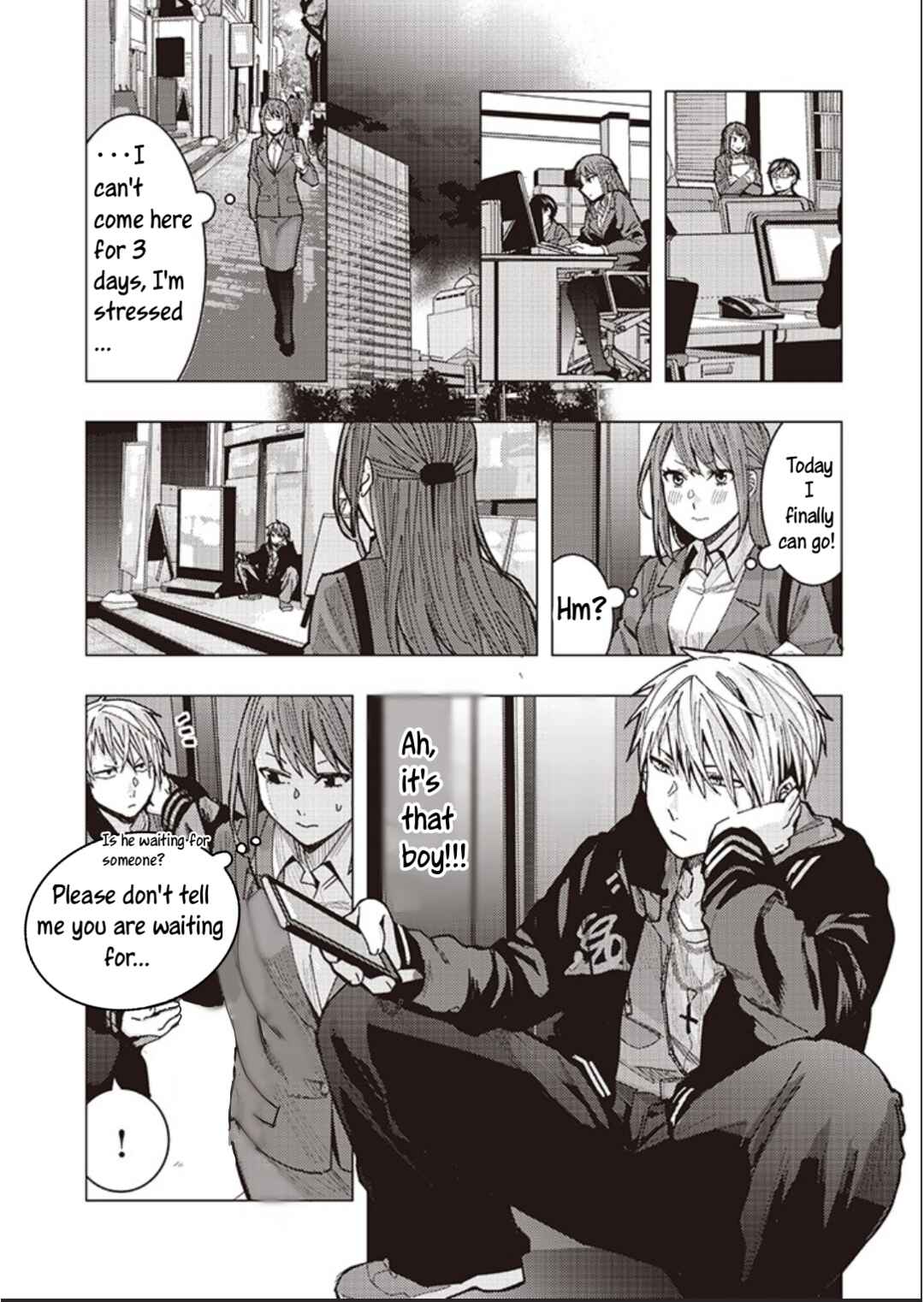 Page 1 Chapter 1.2 OL ga Gesen de Atta Yankee Danshi Koukousei ni Natsukareru Hanashi