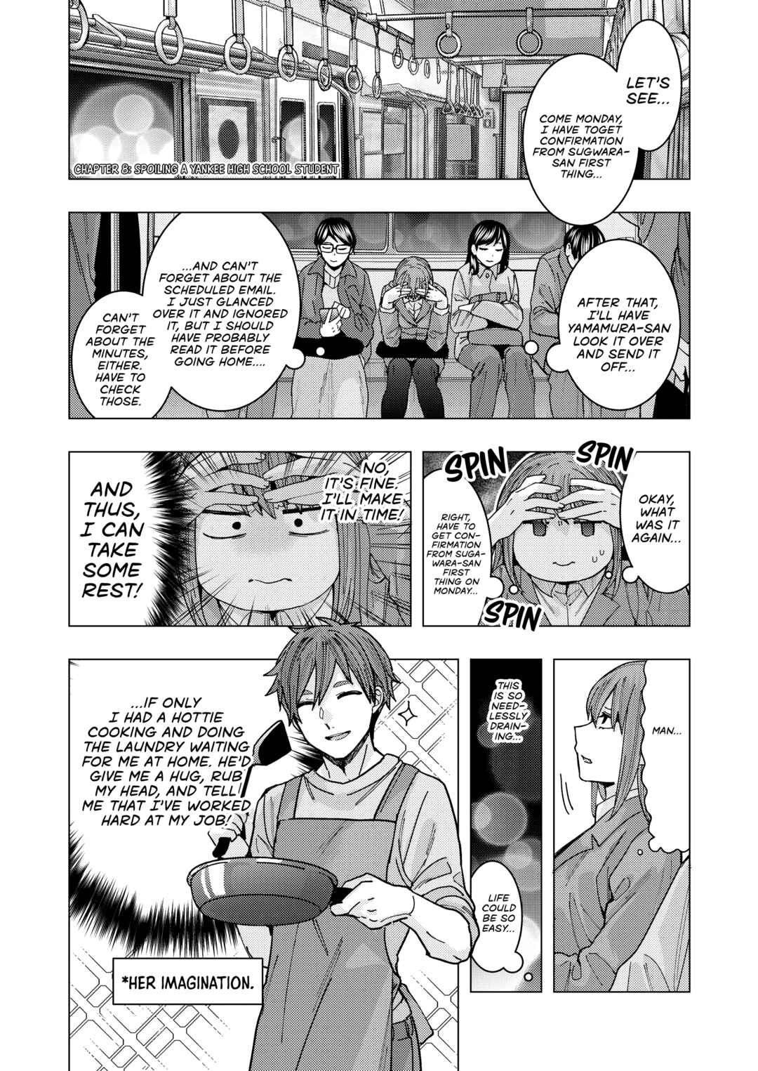 Page 1 Chapter 8 OL ga Gesen de Atta Yankee Danshi Koukousei ni Natsukareru Hanashi