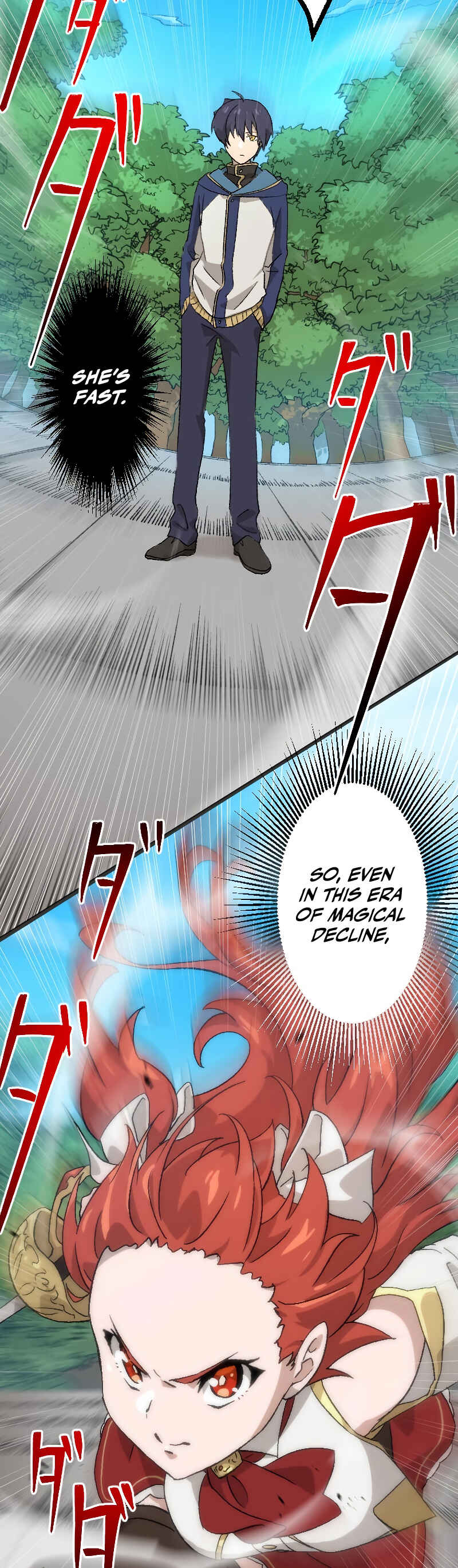 Page 35 Chapter 11 Rettougan no Tensei Majutsushi - Shiitagerareta Moto Yuusha wa Mirai no Sekai o Yoyuu de Ikinuku (GIGATOON Studio)