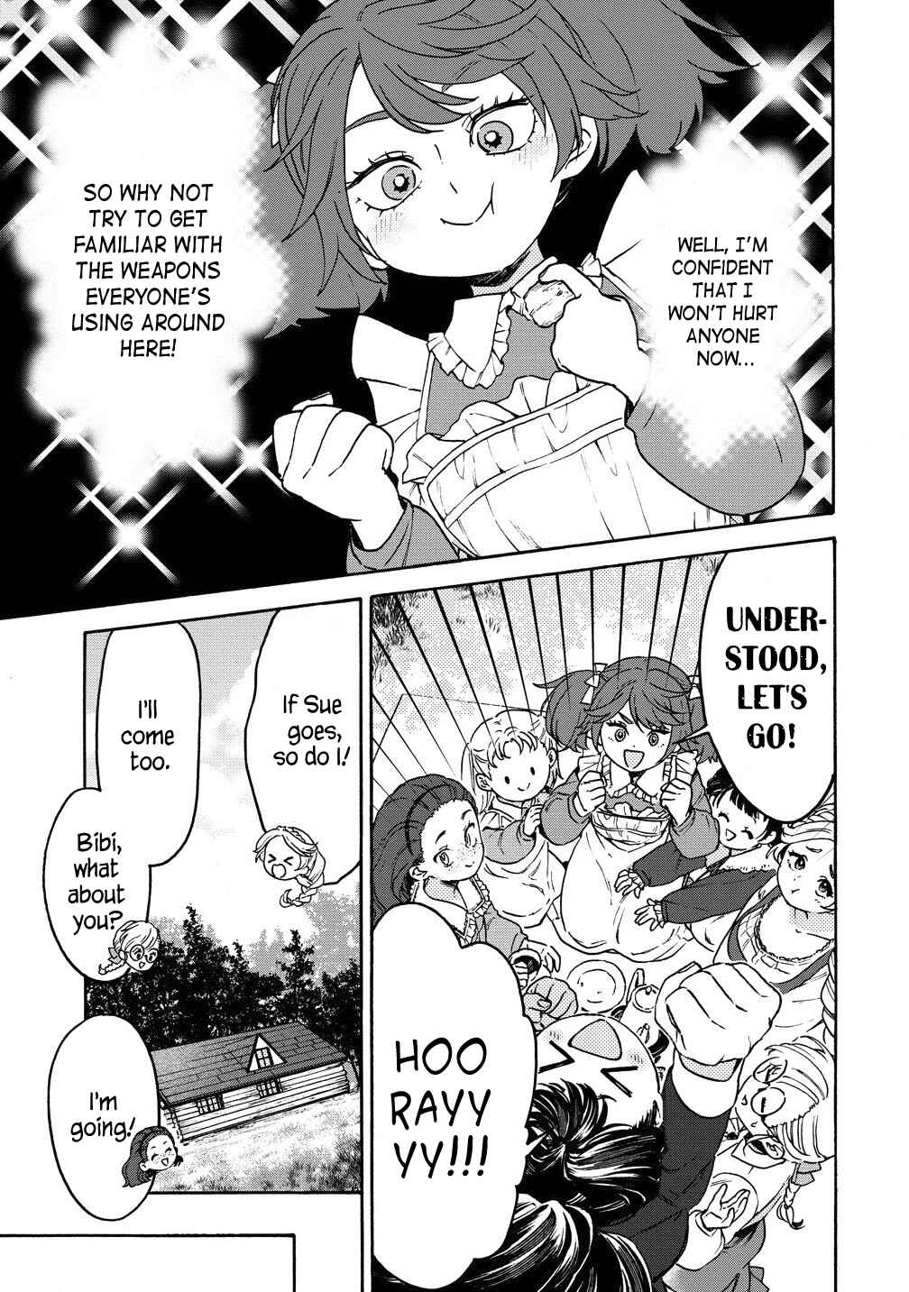 Page 9 Chapter 7.1 Onna Chara de Isekai Teni shite Cheatppoi kedo Zako Chara na no de Medatazu Heiwa na Shomin wo Mezashimasu!