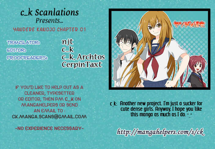 Page 1 Chapter 1 Yandere Kanojo