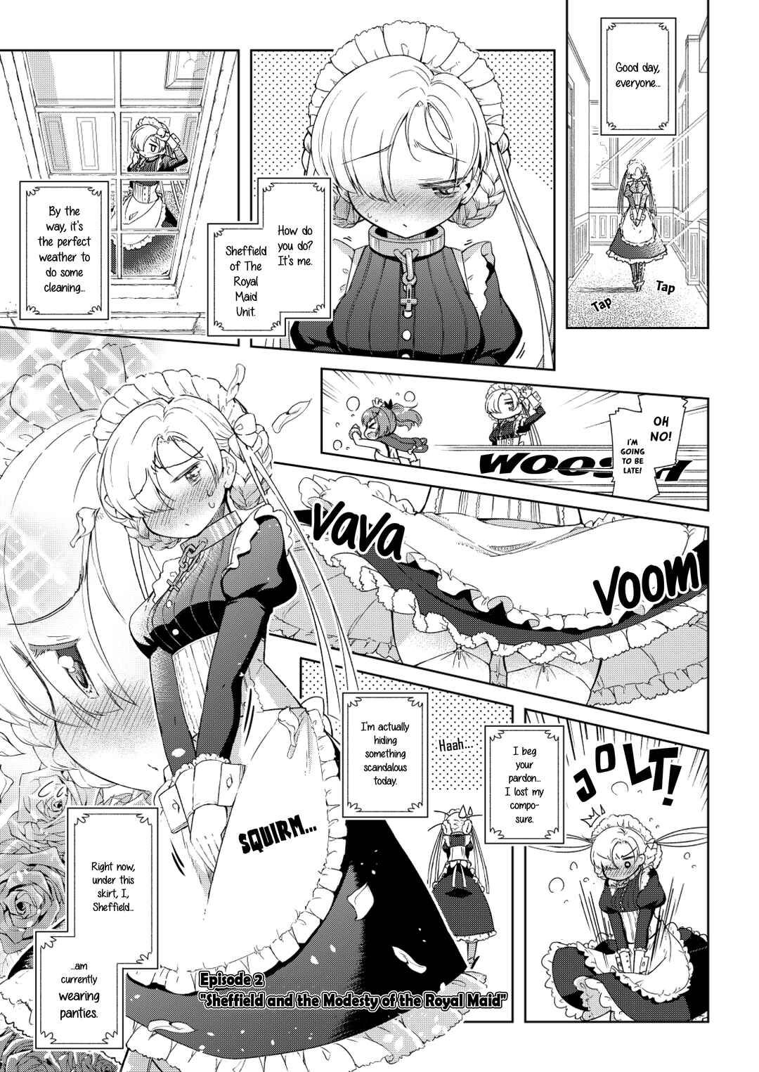 Page 1 Chapter 2 Azur Lane - Royal o Nan da to Omotterun desu ka (Doujinshi)