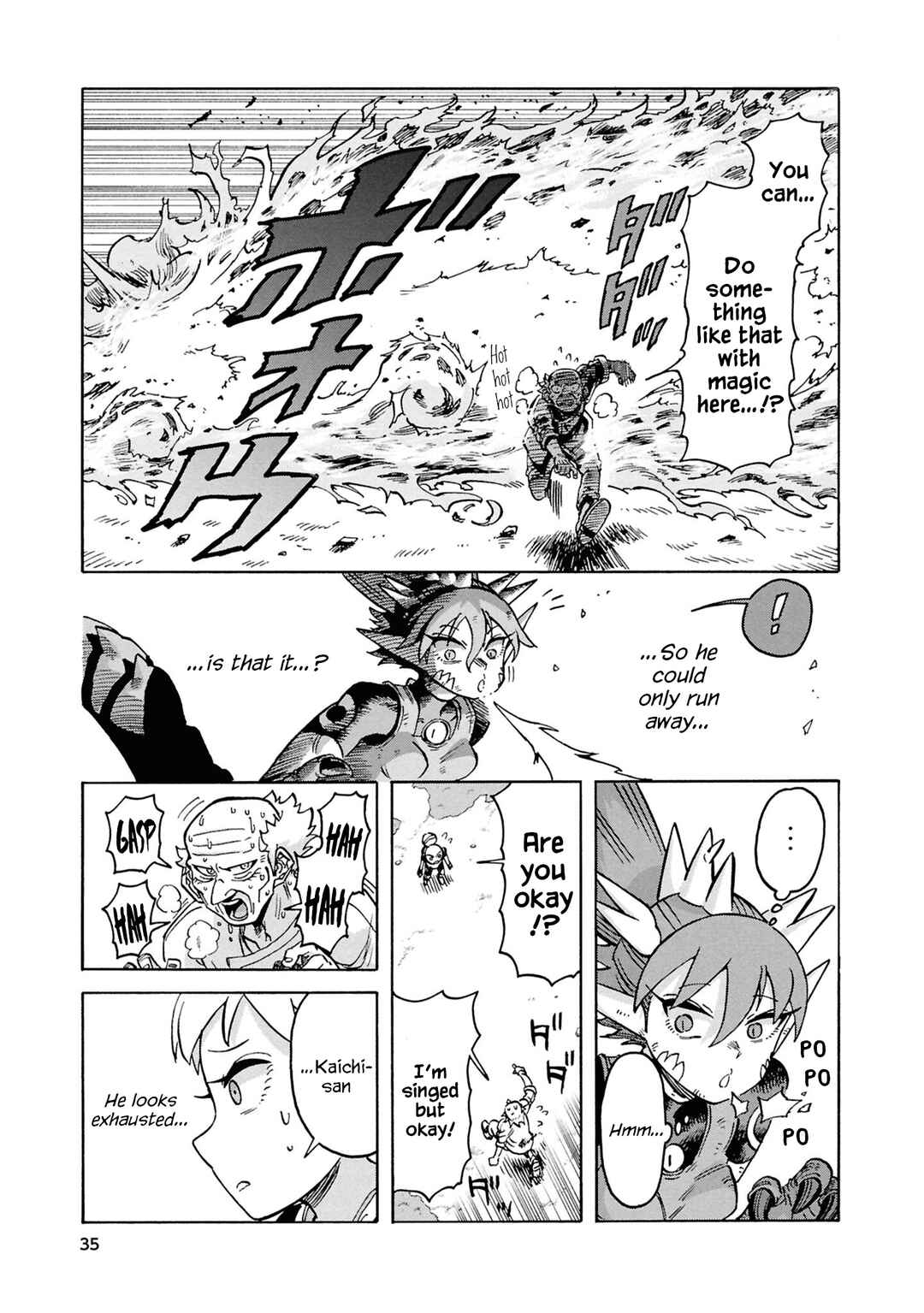 Page 35 Chapter 17 Yomei Nikagetsu no Isekai Kenkouhou