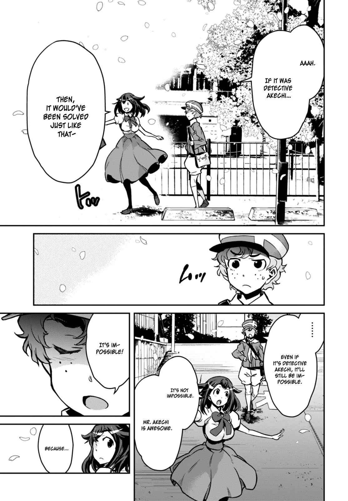 Page 11 Chapter 1 Detective Akechi in a frenzy.