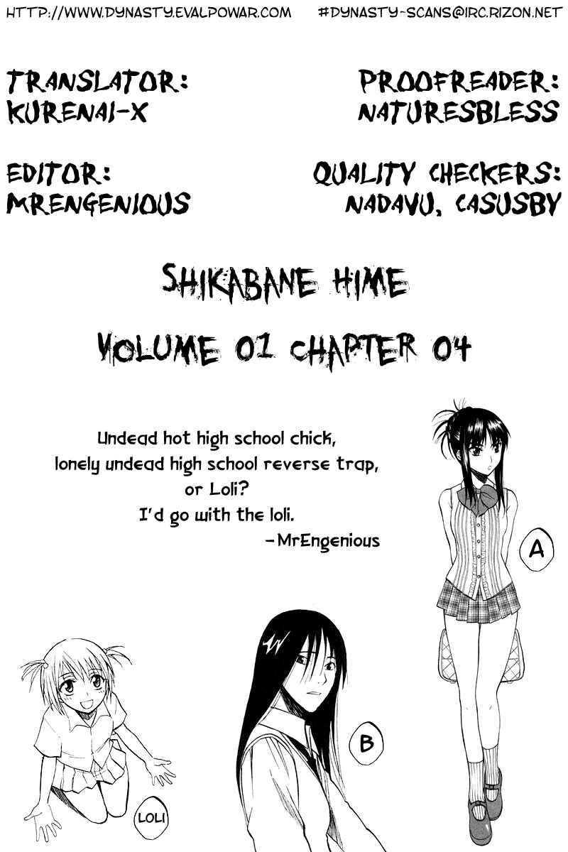 Page 50 Chapter 4 Shikabane Hime